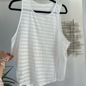 NWT Lululemon White Tank